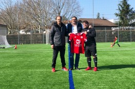 Kalispe sponsor U7 FC Annecy