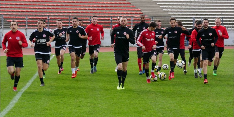 Échauffement groupe N2 vs Andrézieux