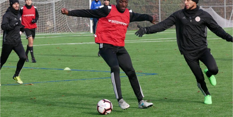 Jaffray Nsimba entraînement